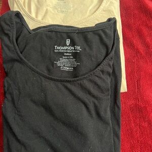 Thompson Tee Black and Tan sweat proof Undershirts medium
